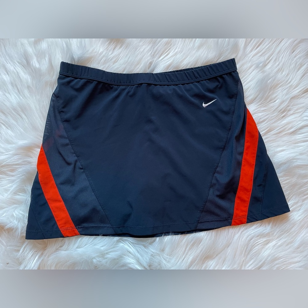 Nike Black and Red Mini Skirt